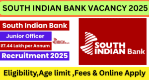 Read more about the article South Indian Bank SIB Junior Officer Online form 2025