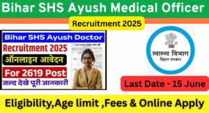 Read more about the article Bihar SHS AYUSH MO Recruitment 2025